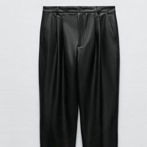 Faux Leather Pants